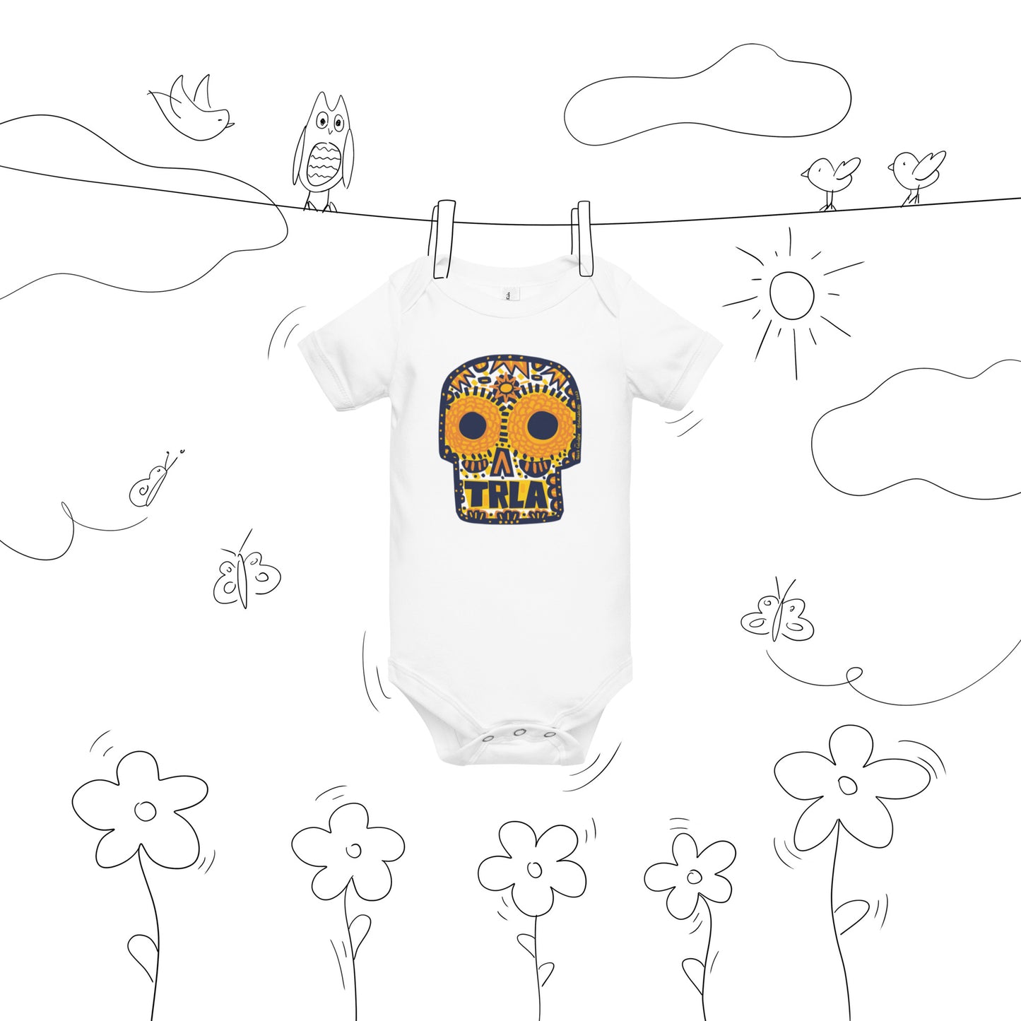 Sugar Skull Onesie