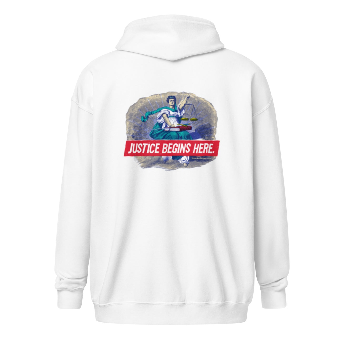 Lady Justice | heavy zip hoodie